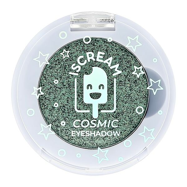 Тени для век `ISCREAM` COSMIC PLANET тон 04 green planet, 12 г