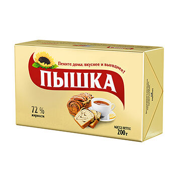 Маргарин для выпечки ТМ Пышка