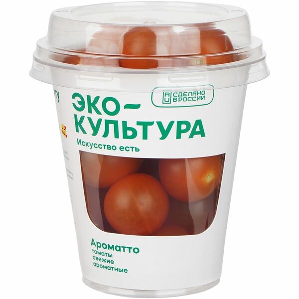 Помидоры черри сливовидные Экокультура Вау! Аромато Черри красные 200 г