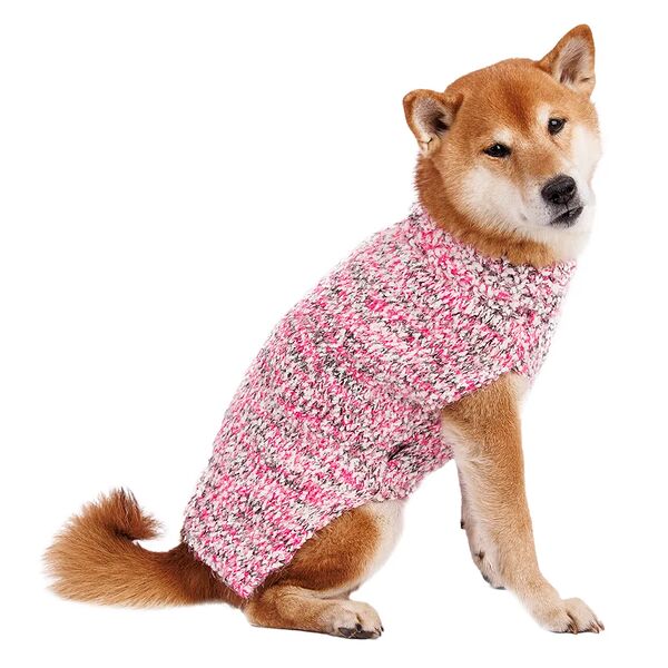 Свитер для собак вязаный красный L