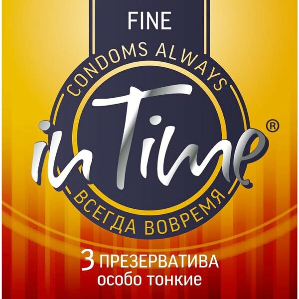 Презервативы In Time №3 особо тонкие 3шт