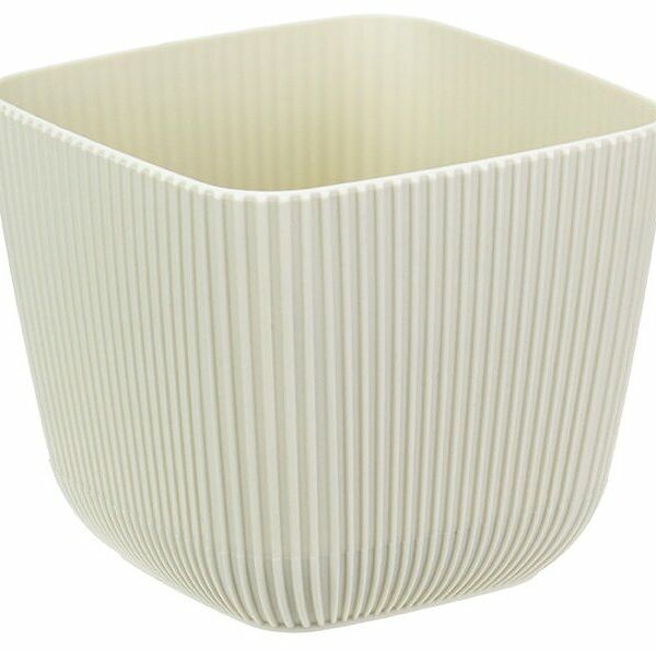 Горшок для цветов 1,8л D150мм квадрат белый Пиканто