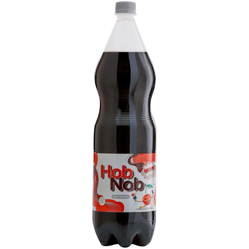 

Напиток Hobnob со вкусом Кола и вишня безалкогольный среднегазированный 1.5 л