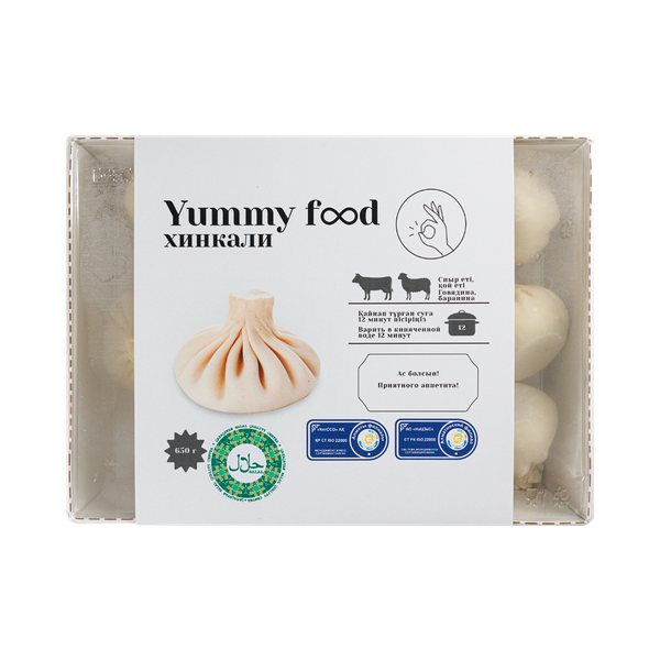 Хинкали Yummy Food замороженные 650 г