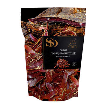 Снеки сыровяленые из говядины Билтонг, «Сытный Дом»