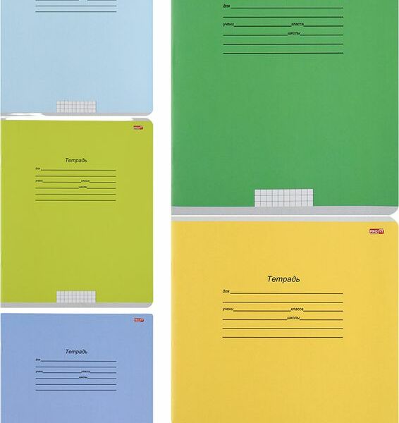 Тетрадь клетка Учусь на отлично Profit 12л, в ассортименте