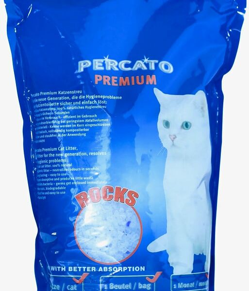 Наполнитель для кошачьего туалета Percato Premium силикагелевый 5л