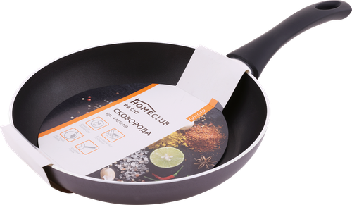 

Сковорода HOMECLUB Ginger 24 см, штампованный алюминий, антипригарное покрытие