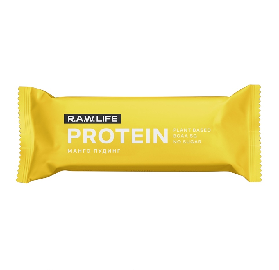 

Батончик протеиновый R.A.W.Life Protein манго пудинг 43 г