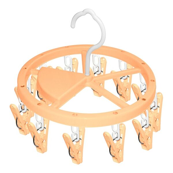 Вешалка Мультидом круг с прищепками 12шт 23см в ассортименте