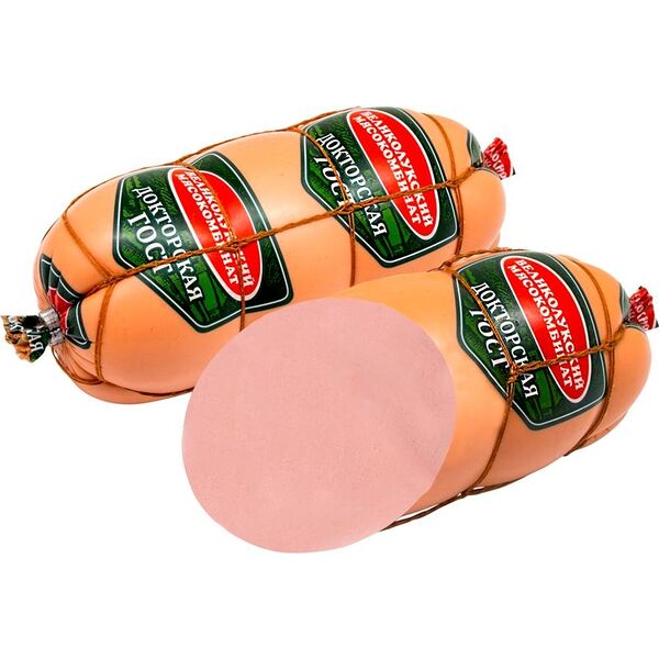 Колбаса Великолукский МК Докторская вареная 500г