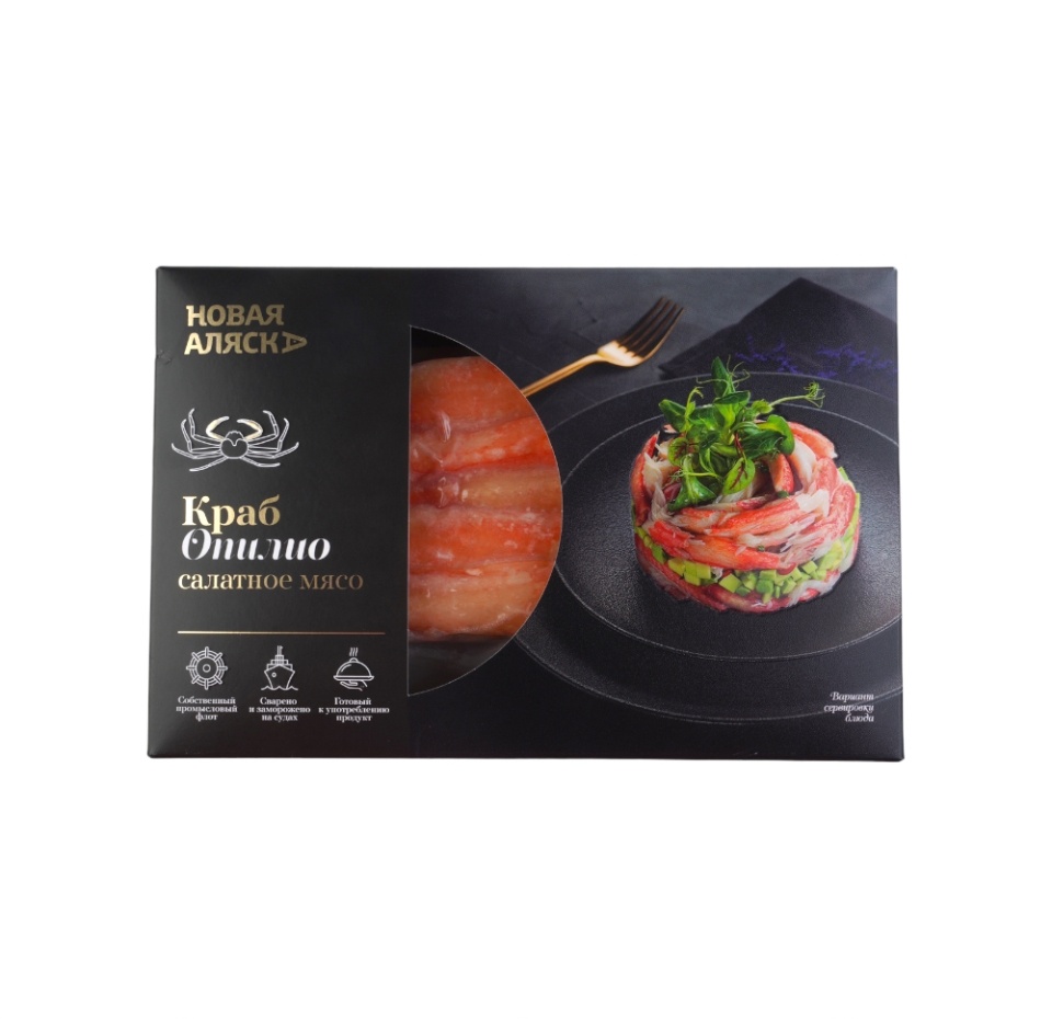 

Мясо краба Новая Аляска Опилио салатное в/м 200 г