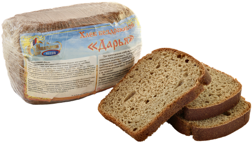 

Хлеб Монастырский двор Дарья бездрожжевой 350 г