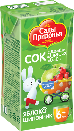 

Сок Сады Придонья яблоко-шиповник 125 мл
