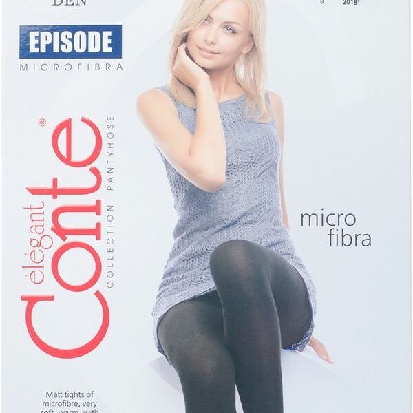 Колготки Conte Elegant Episode 80 Nero Черные Размер 4