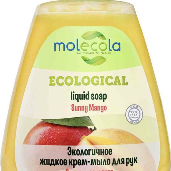 Крем-мыло для рук экологичное Molecola Солнечное манго, 550 мл