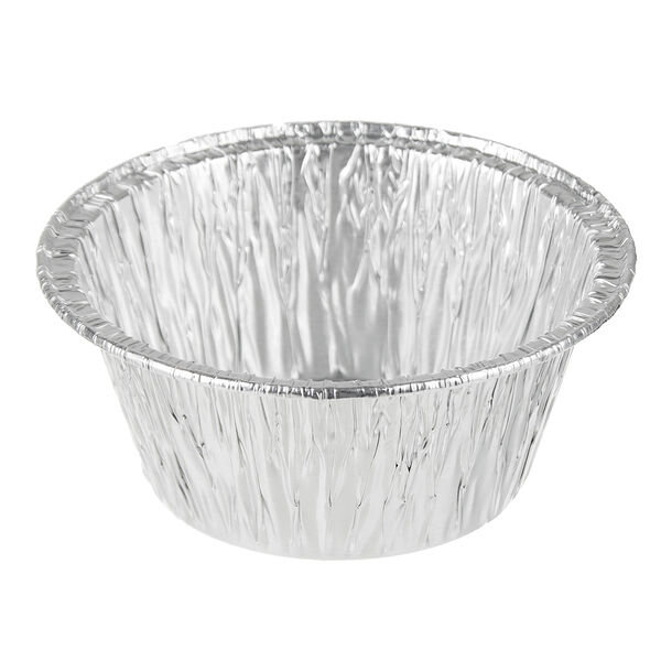 Форма алюминиевая для маффинов круглая, g-край, верхний d86мм, дно 56мм, h38мм, 130мл