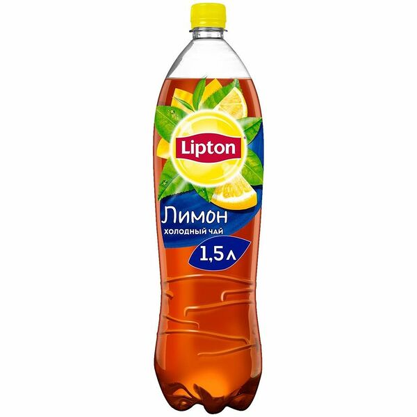 Холодный чай Lipton Лимон, 1.5л