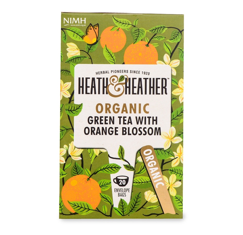 

Чай зелёный Heath&Heather с ароматом апельсина, 40г, Великобритания