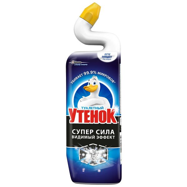 Гель чистящий для унитаза Туалетный Утенок, Видимый Эффект, 900 мл