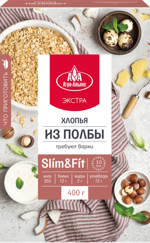 

Хлопья из полбы АГРО-АЛЬЯНС, 400г