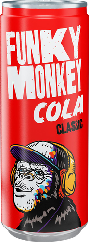 

Напиток Funky Monkey Кола Классик газированный 0.33 л