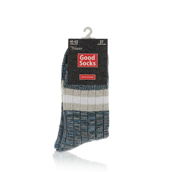 Мужские носки Good Socks AWM19/2 WAT8126-92A с рисунком, размер 27 (41-43)