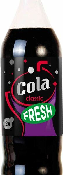 Напиток безакогольный Fresh Cola сильногазированный 2 л