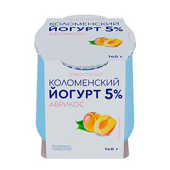 Йогурт Коломенский термостатный Абрикос 5%