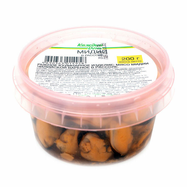 Мидии «Каждый день» в рассоле