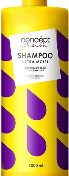 Шампунь для волос Concept Fusion Ultra Moist увлажняющий 1л