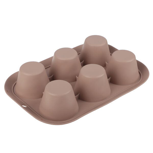 Satoshi алион форма для выпечки 6 ячеек 28,8x19,8х5,3см, силикон