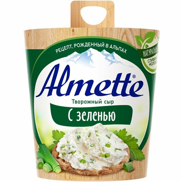 Сыр творожный с зеленью 60% Almette