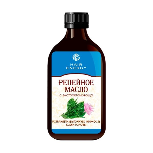 Репейное масло HAIR ENERGY д/волос хвощ и керамидами 100мл