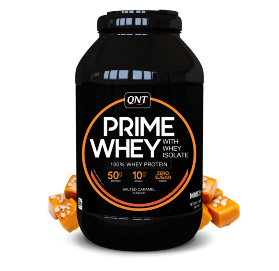 

QNT Prime Whey сывороточный протеин соленая карамель, 2 кг