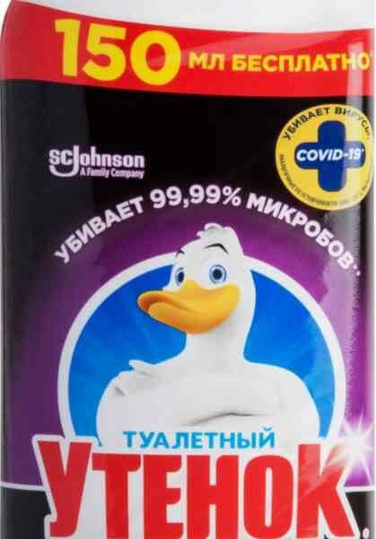 Средство чистящее для унитаза Туалетный утенок Антиналет