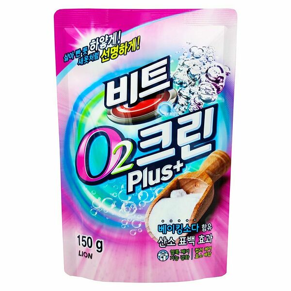 Пятновыводитель Lion Clean Plus Кислородный, 150 г