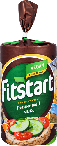

Хлебцы Fitstart Гречневый микс с зелёной гречкой 90 г