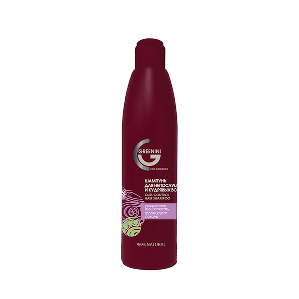 Шампунь для непослушных и кудрявых волос Greenini Curl Control Hair Shampoo
