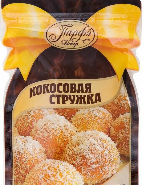 Стружка кокосовая Парфэ Декор белая, 60 г