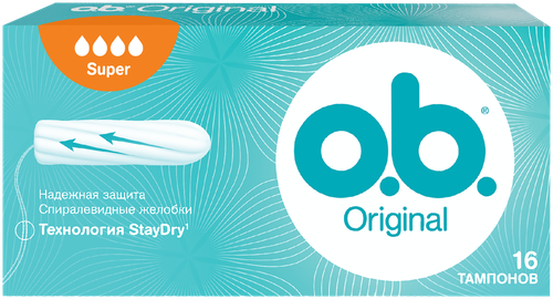 

Тампоны O.b. Original super 16 шт.