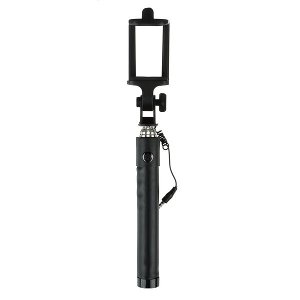 Палка для селфи Forza 18-74 см, прорезиненная, пластик, металл, черн