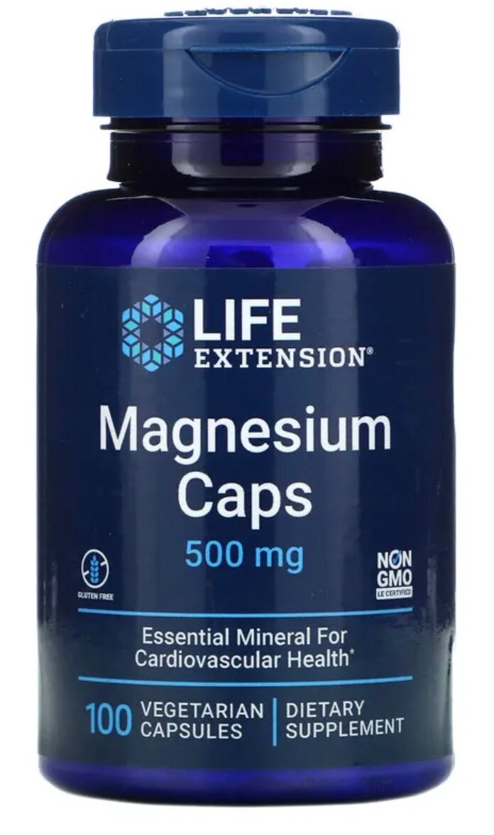 

Life Extension Magnesium Caps капсулы 500 мг 100 шт