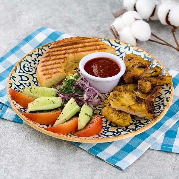 Шашлык из куриного филе бедра