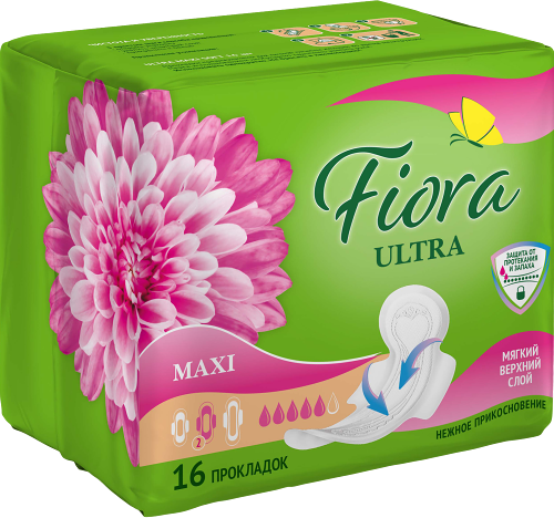 Прокладки гигиенические Fiora Ultra maxi 16шт