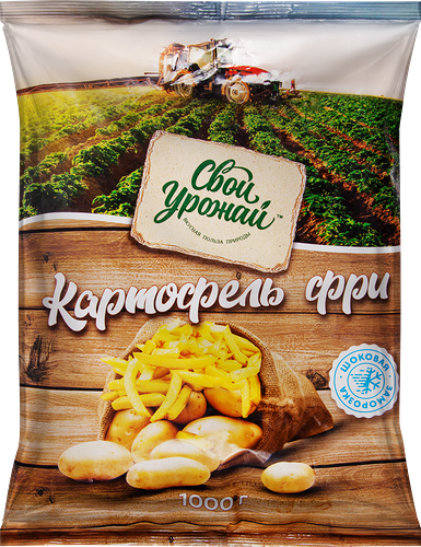 Картофель фри СВОЙ УРОЖАЙ, 1кг