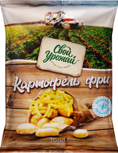 

Картофель фри СВОЙ УРОЖАЙ, 1кг