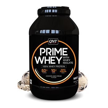 

Протеин Qnt Prime Whey Печенье и крем (без сахара) 908 г