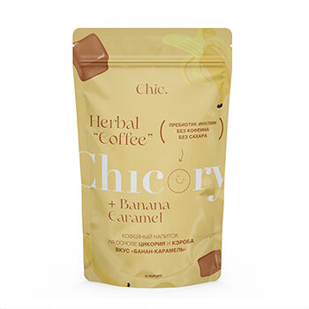 Заменитель кофе CHIC на основе кэроба и цикория Банан-Карамель