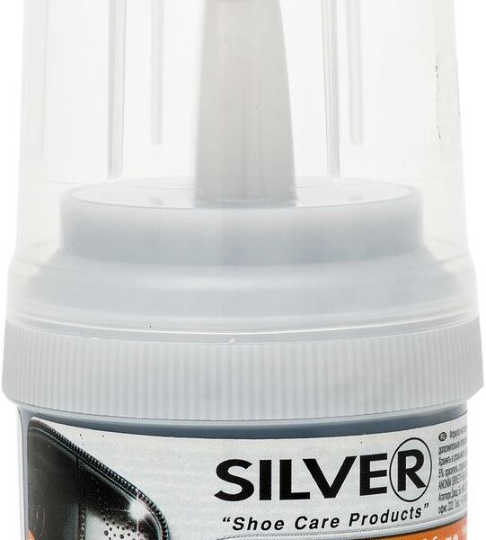 Крем-блеск для обуви Silver густой чёрный